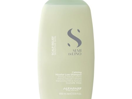 Alfaparf Milano Semi Di Lino Scalp Relief Calming Micellar Low Shampoo 1000ml For Discount