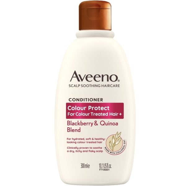 Aveeno Colour Protect+ Blackberry & Quinoa Blend Conditioner 300ml For Sale