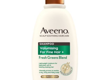 Aveeno Volumising+ Fresh Greens Blend Shampoo 300ml Supply