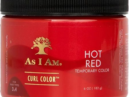 As I Am Curl Colour Hot Red Temporary Colour 182g For Discount