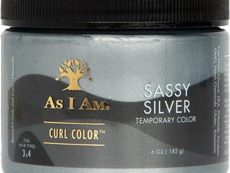 As I Am Curl Colour Sassy Silver Temporary Colour 182g For Cheap