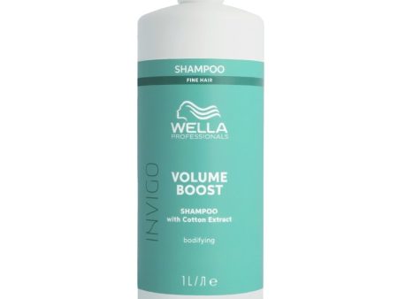 Wella Professionals Invigo Volume Boost Bodifying Shampoo 1000ml Sale