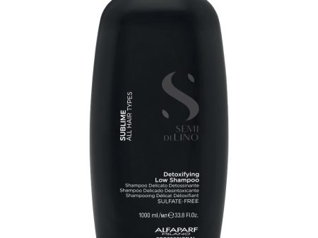 Alfaparf Milano Semi Di Lino Sublime Detoxifying Low Shampoo 1000ml For Sale