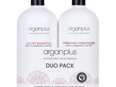 Argan Plus Hydrating Hair Repair Argan Oil Infused Shampoo & Conditioner Twin 2 x 760ml Cheap