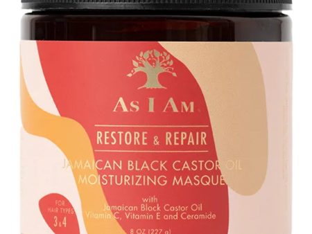 As I Am Restore & Repair Jamaican Black Castor Oil Moisturising Mask 227g For Sale