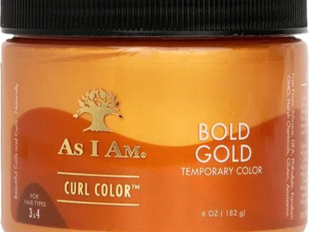 As I Am Curl Colour Bold Gold Temporary Colour 182g Online Sale