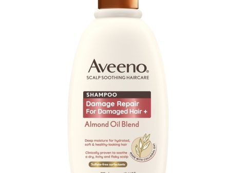 Aveeno Damage Repair+ Almond Oil Blend Shampoo 300ml Online Hot Sale