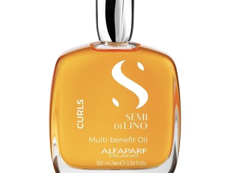 Alfaparf Milano Semi Di Lino Curls Multi-Benefit Oil 100ml Online Sale