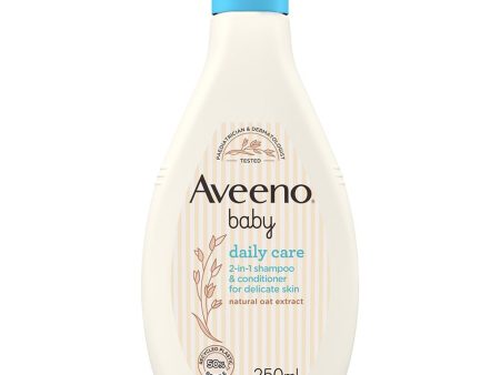 Aveeno Baby Daily Care 2-in-1 Shampoo & Conditioner 250ml Fashion