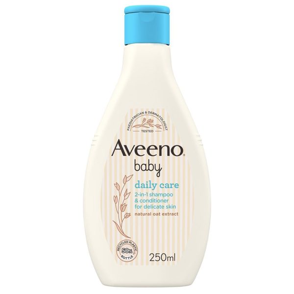 Aveeno Baby Daily Care 2-in-1 Shampoo & Conditioner 250ml Fashion