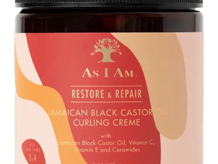 As I Am Restore & Repair Jamaican Black Castor Oil Curling Creme 227g on Sale