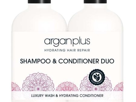 Argan Plus Hydrating Hair Repair Argan Oil Infused Shampoo & Conditioner Twin 2 x 250ml on Sale