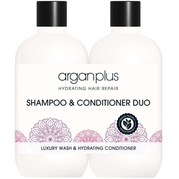 Argan Plus Hydrating Hair Repair Argan Oil Infused Shampoo & Conditioner Twin 2 x 250ml on Sale