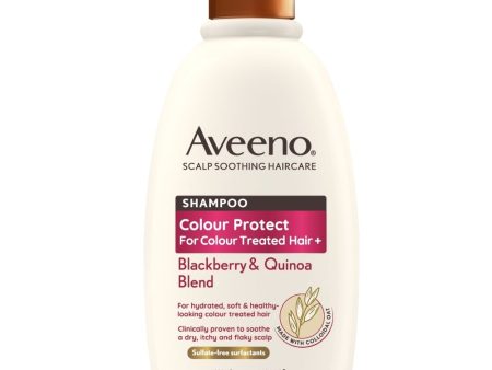 Aveeno Colour Protect+ Blackberry & Quinoa Blend Shampoo 300ml For Sale