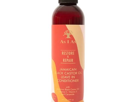 As I Am Restore & Repair Jamaican Black Castor Oil Leave-In Conditioner 237ml For Discount