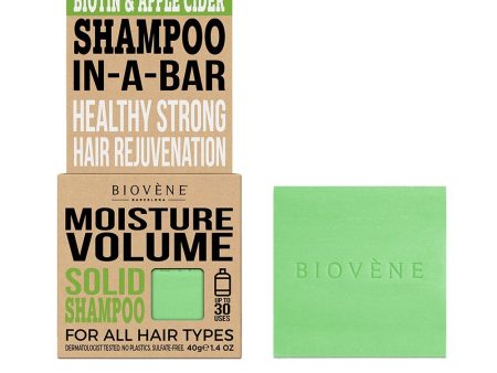 Biovene Moisture Volume Solid Shampoo Biotin & Apple Cider 40g For Discount